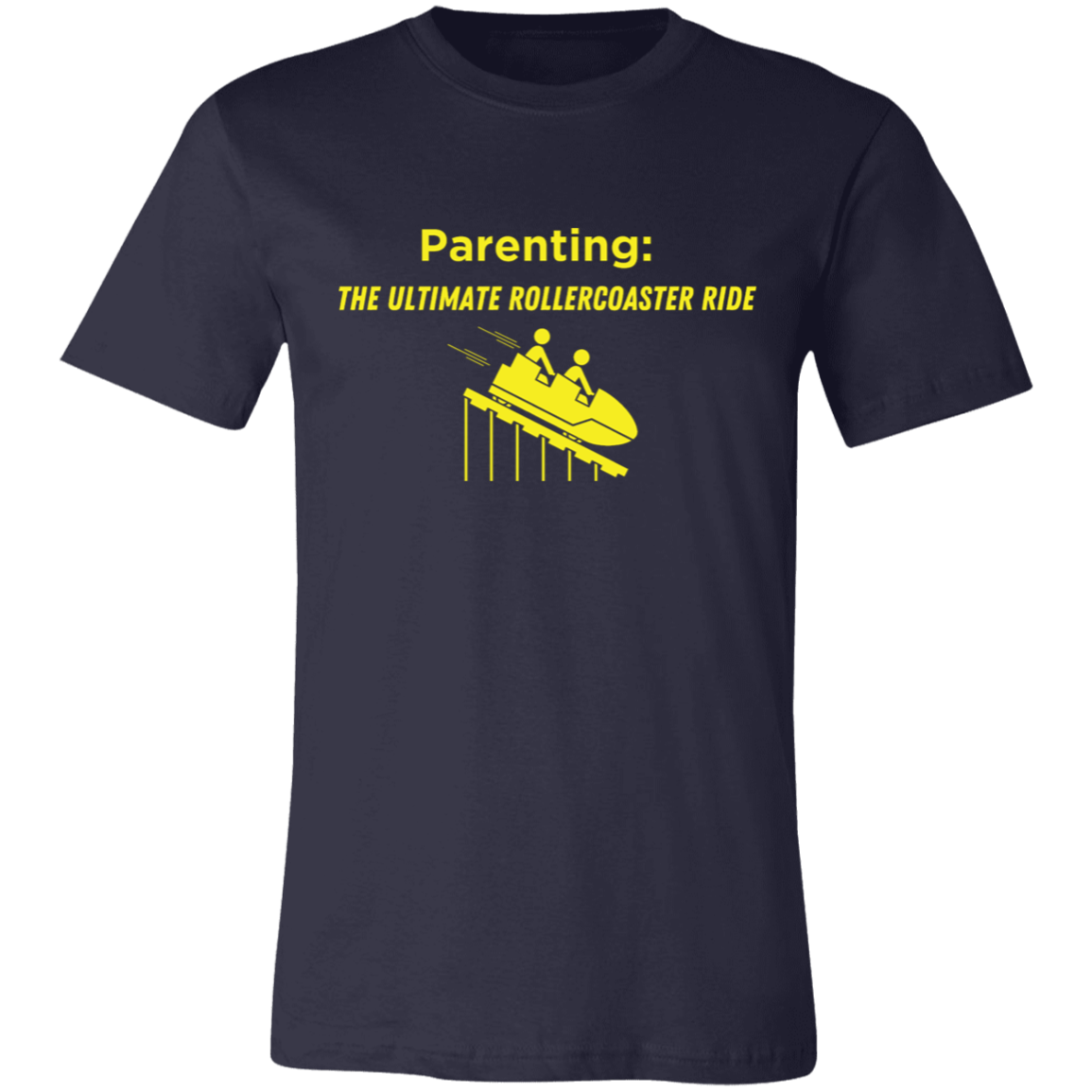 Parenting: The Ultimate Rollercoaster Ride Unisex Jersey Short-Sleeve T-Shirt