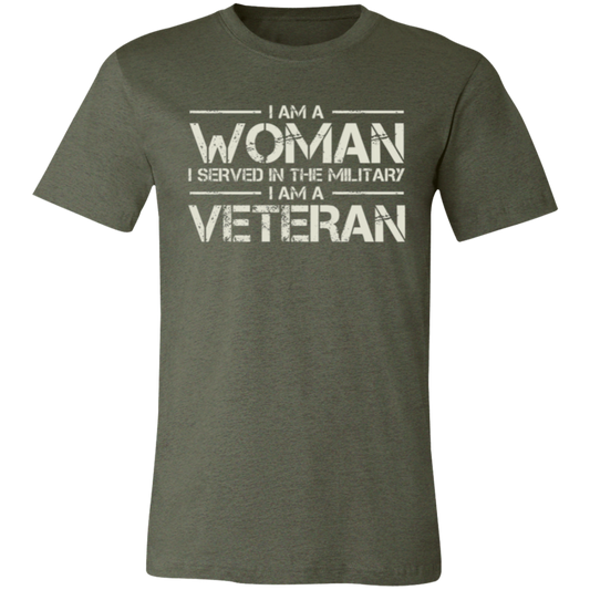 Aries (March 21 - April 19) (6) I Am A Woman Unisex Jersey Short-Sleeve T-Shirt