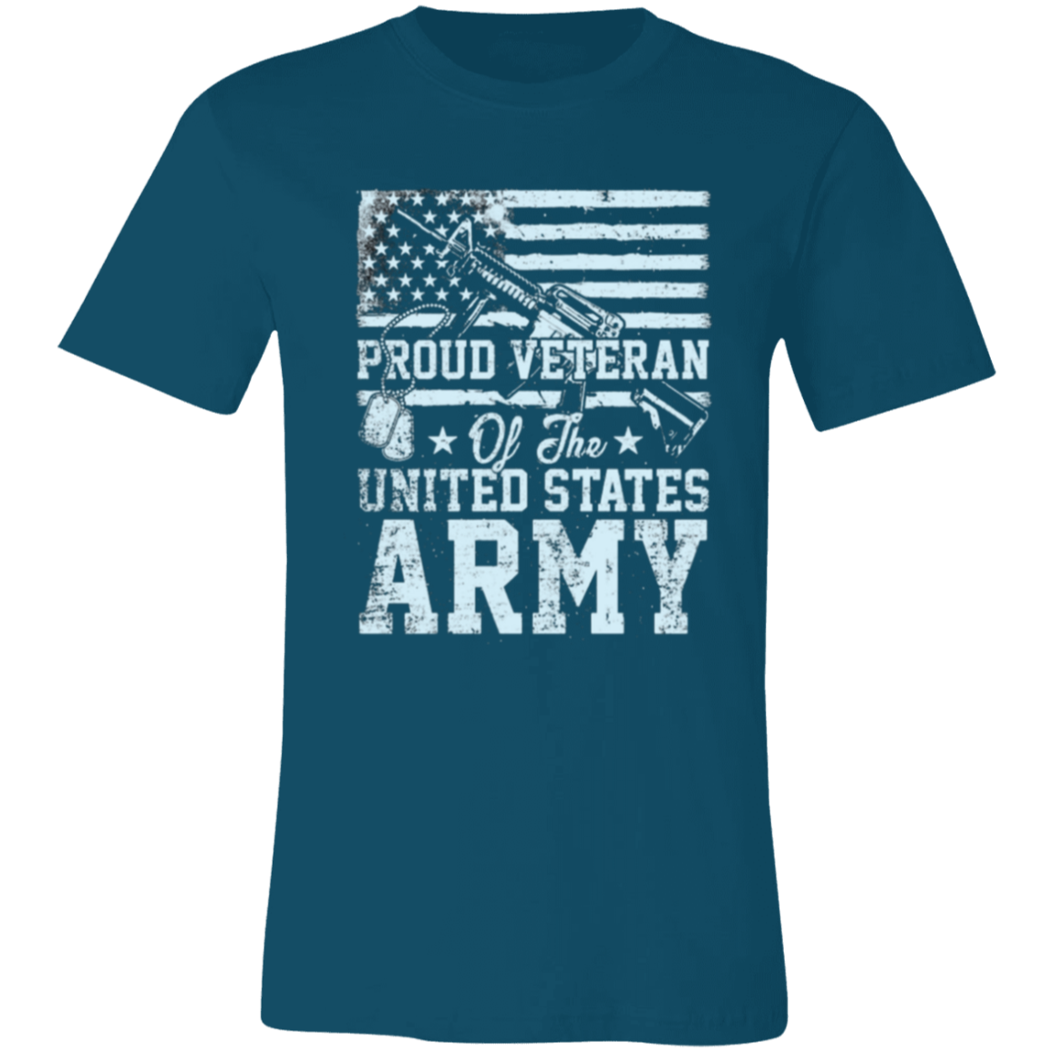 Proud Veteran (1) Unisex Jersey Short-Sleeve T-Shirt