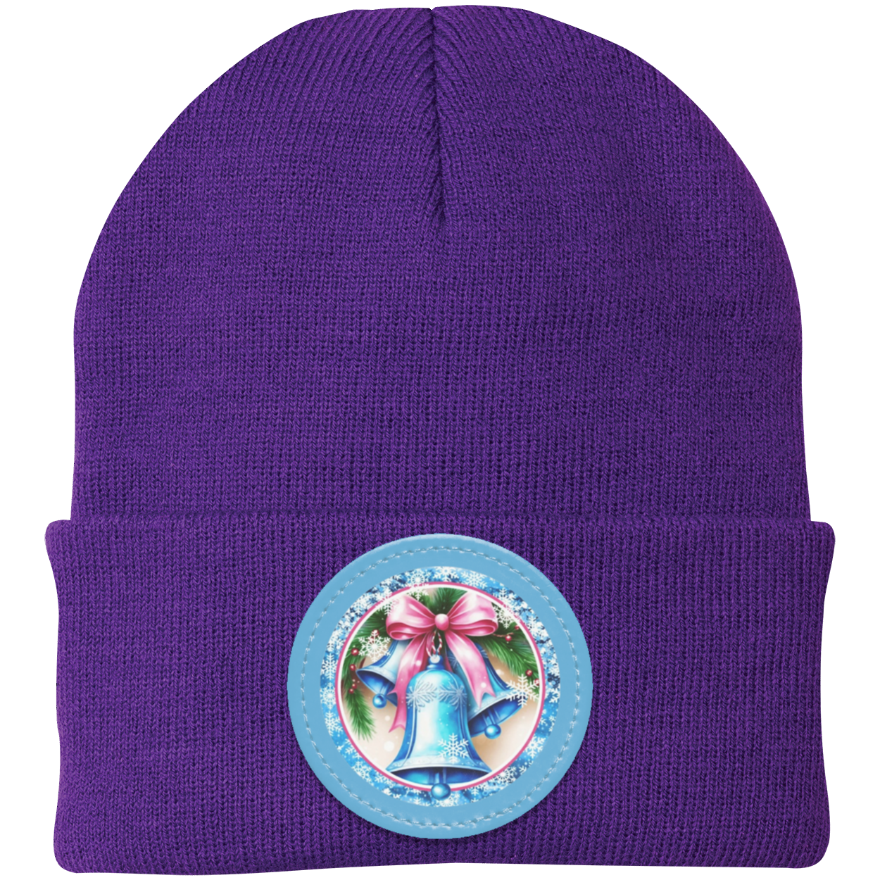 Pastel Bells (3) Knit Cap - Patch