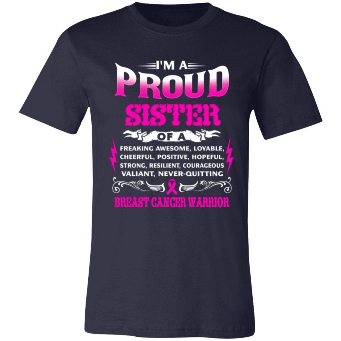 Proud Sister Unisex Jersey Short-Sleeve T-Shirt