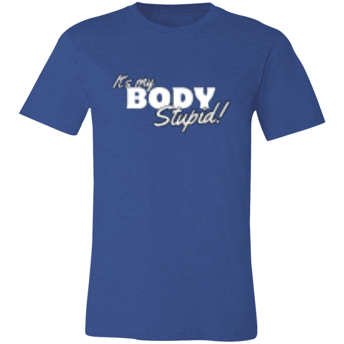 It's the Body White (1) 3001C Unisex Jersey Short-Sleeve T-Shirt