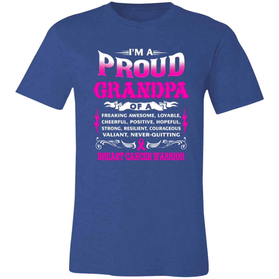 Proud Grandpa  Unisex Jersey Short-Sleeve T-Shirt