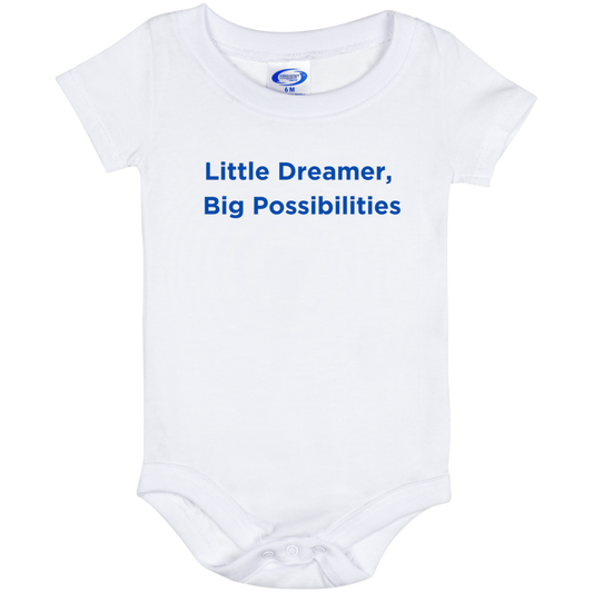 Little Dreamer Blue Baby Onesie 6 Month