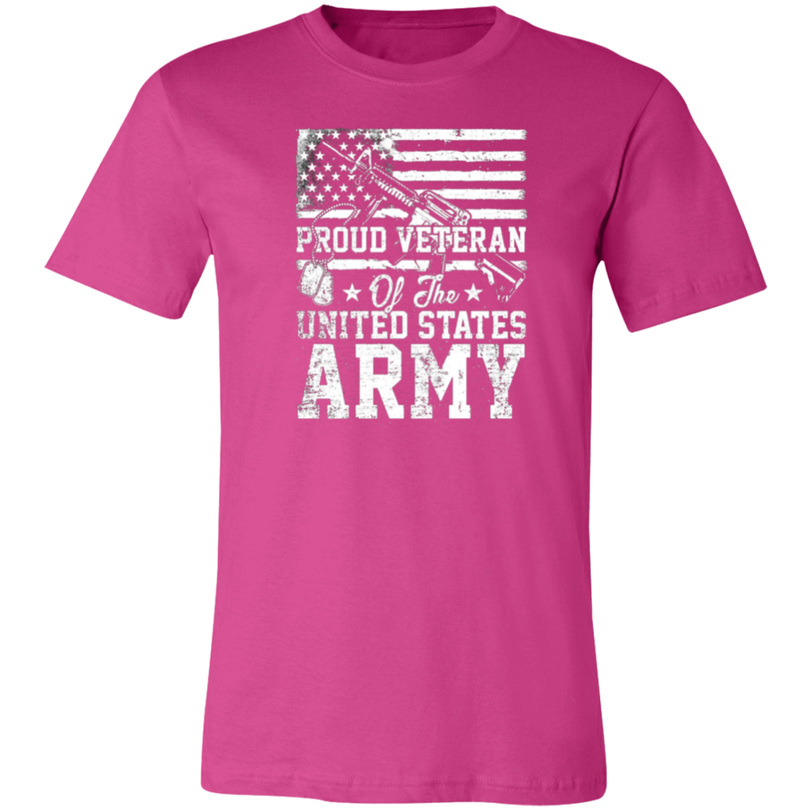 Proud Veteran (2) Unisex Jersey Short-Sleeve T-Shirt