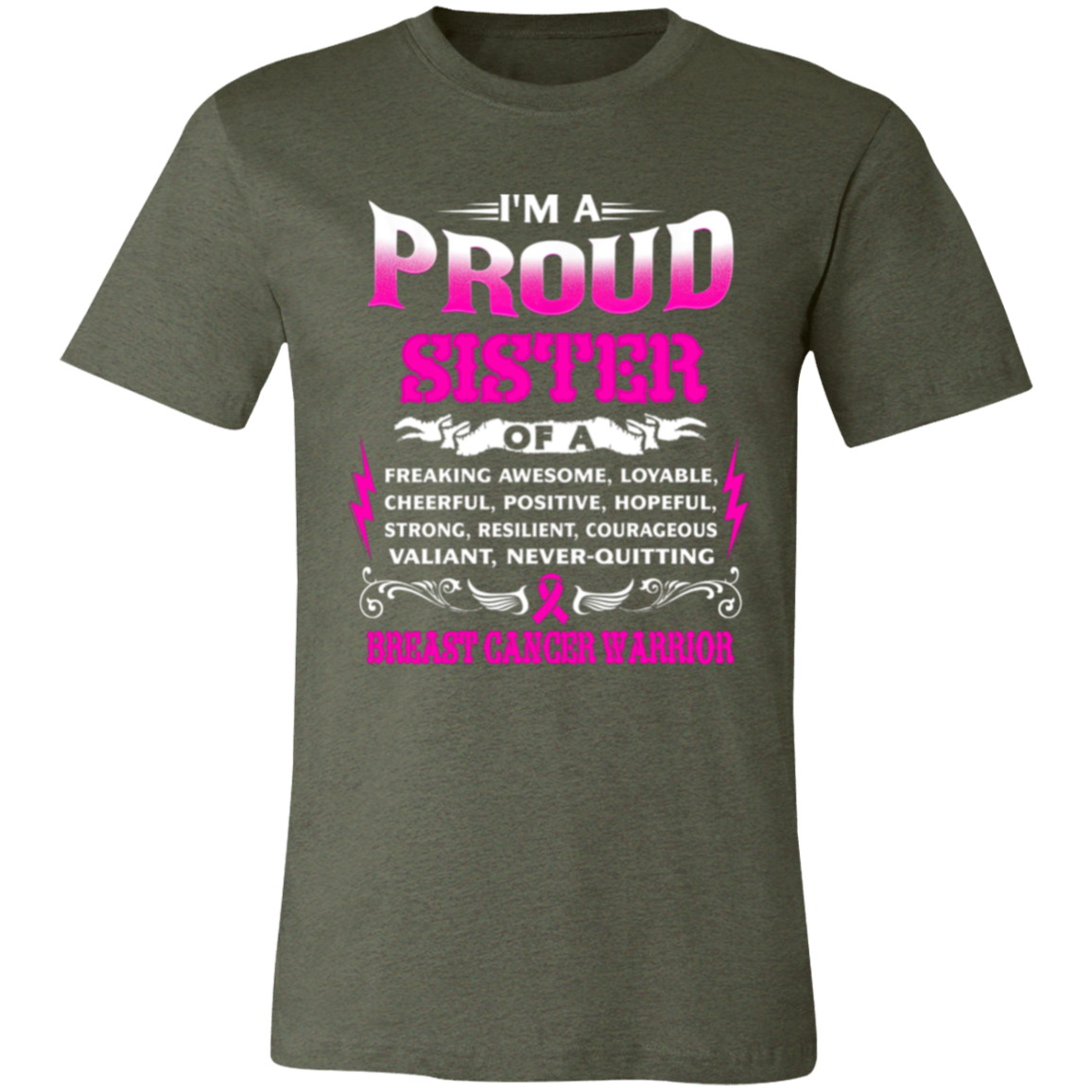 Proud Sister Unisex Jersey Short-Sleeve T-Shirt