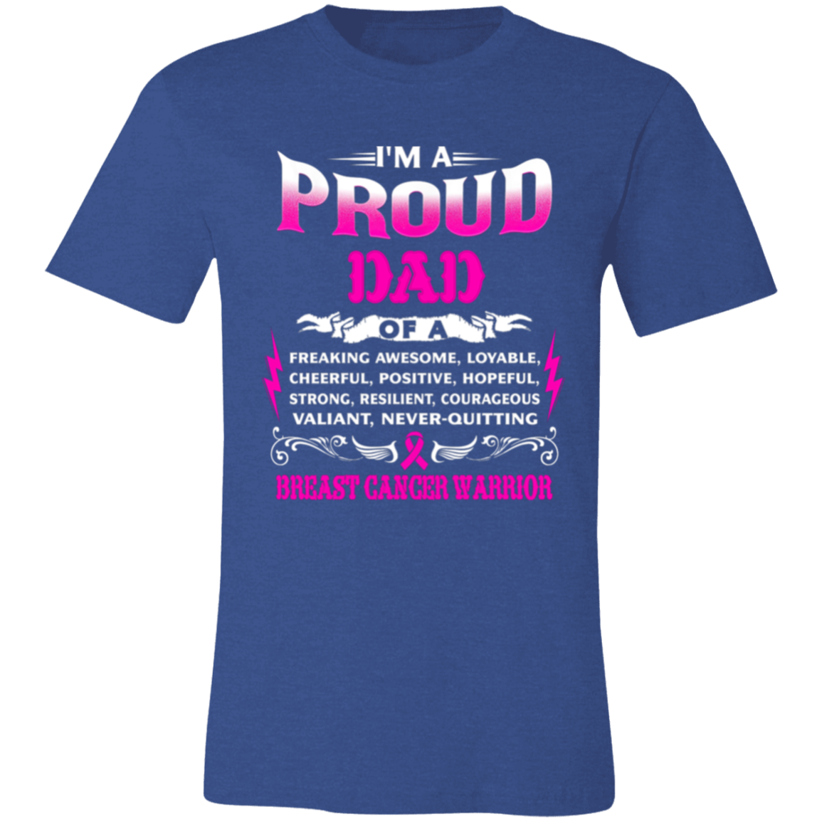 Proud Dad  Unisex Jersey Short-Sleeve T-Shirt