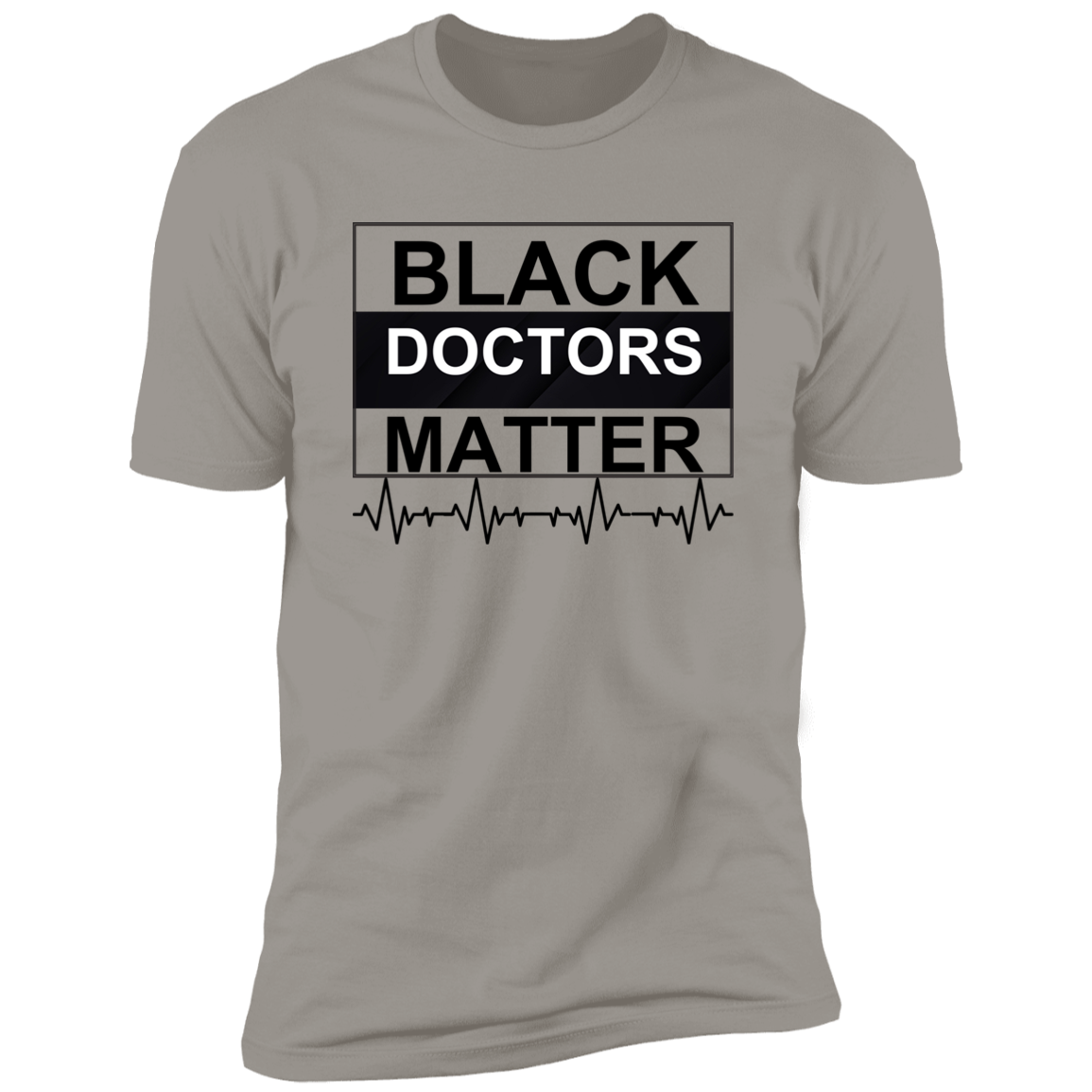 Black Doctors Matter NL3600 Premium Short Sleeve T-Shirt