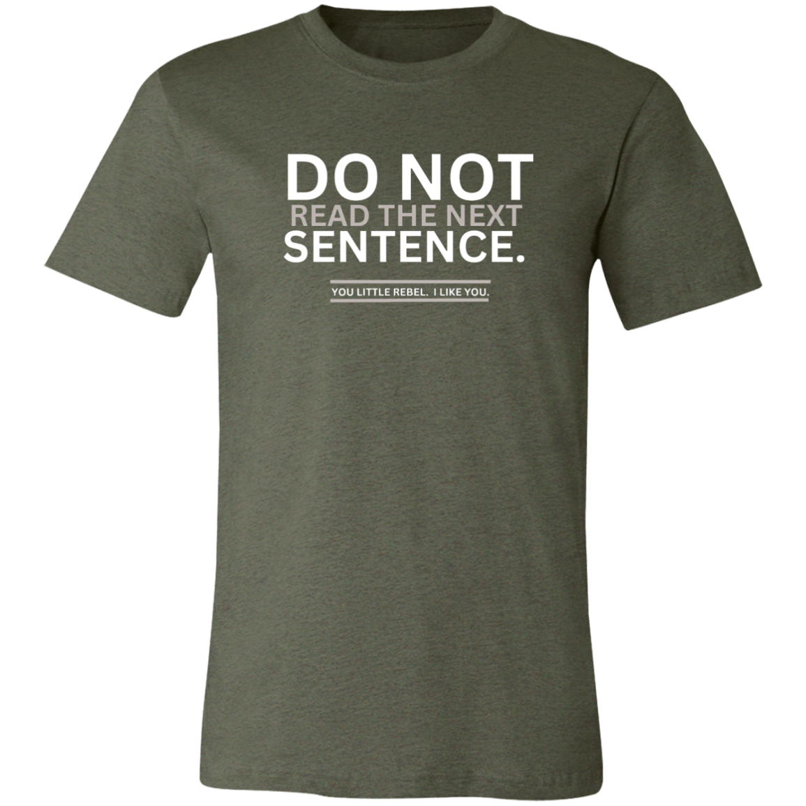 Do Not Read Unisex Jersey Short-Sleeve T-Shirt