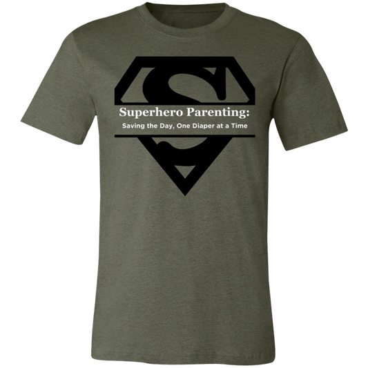 Superhero Parenting: Saving the Day 2 Unisex Jersey Short-Sleeve T-Shirt