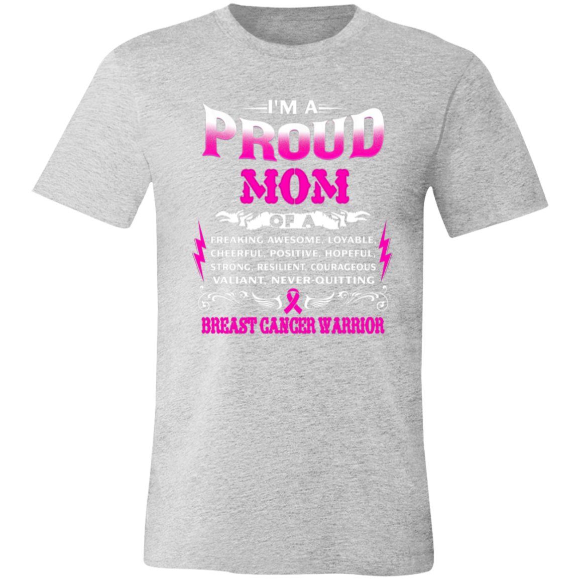 Proud Mom Unisex Jersey Short-Sleeve T-Shirt