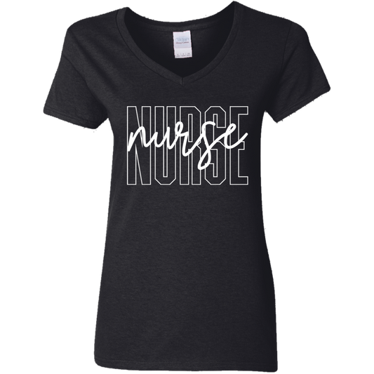 Nurse Middy 5.3 oz. V-Neck T-Shirt