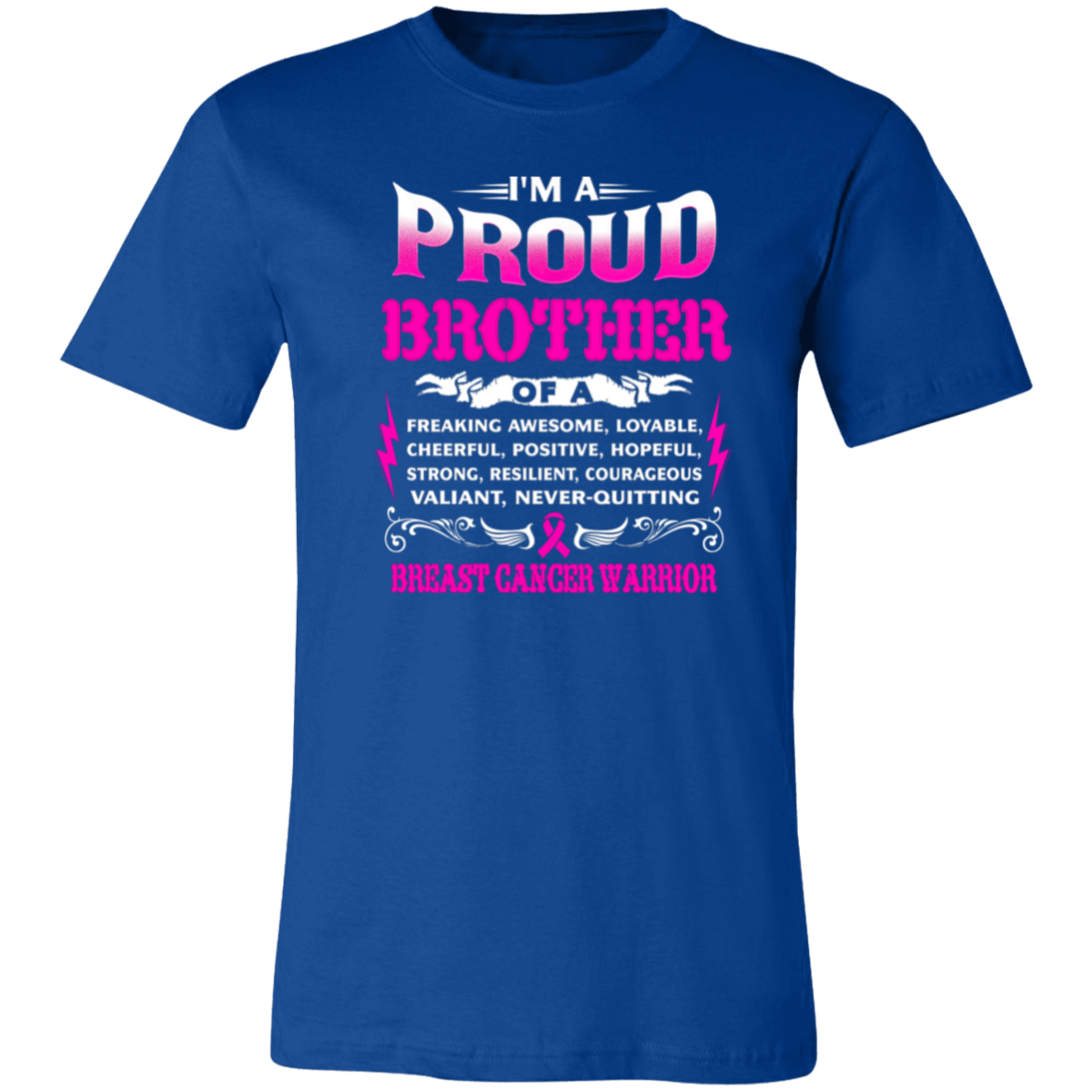 Proud Brother Of A Warrior Unisex Jersey Short-Sleeve T-Shirt