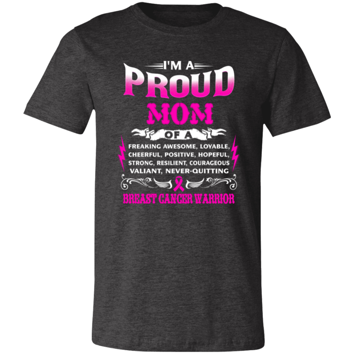 Proud Mom Unisex Jersey Short-Sleeve T-Shirt