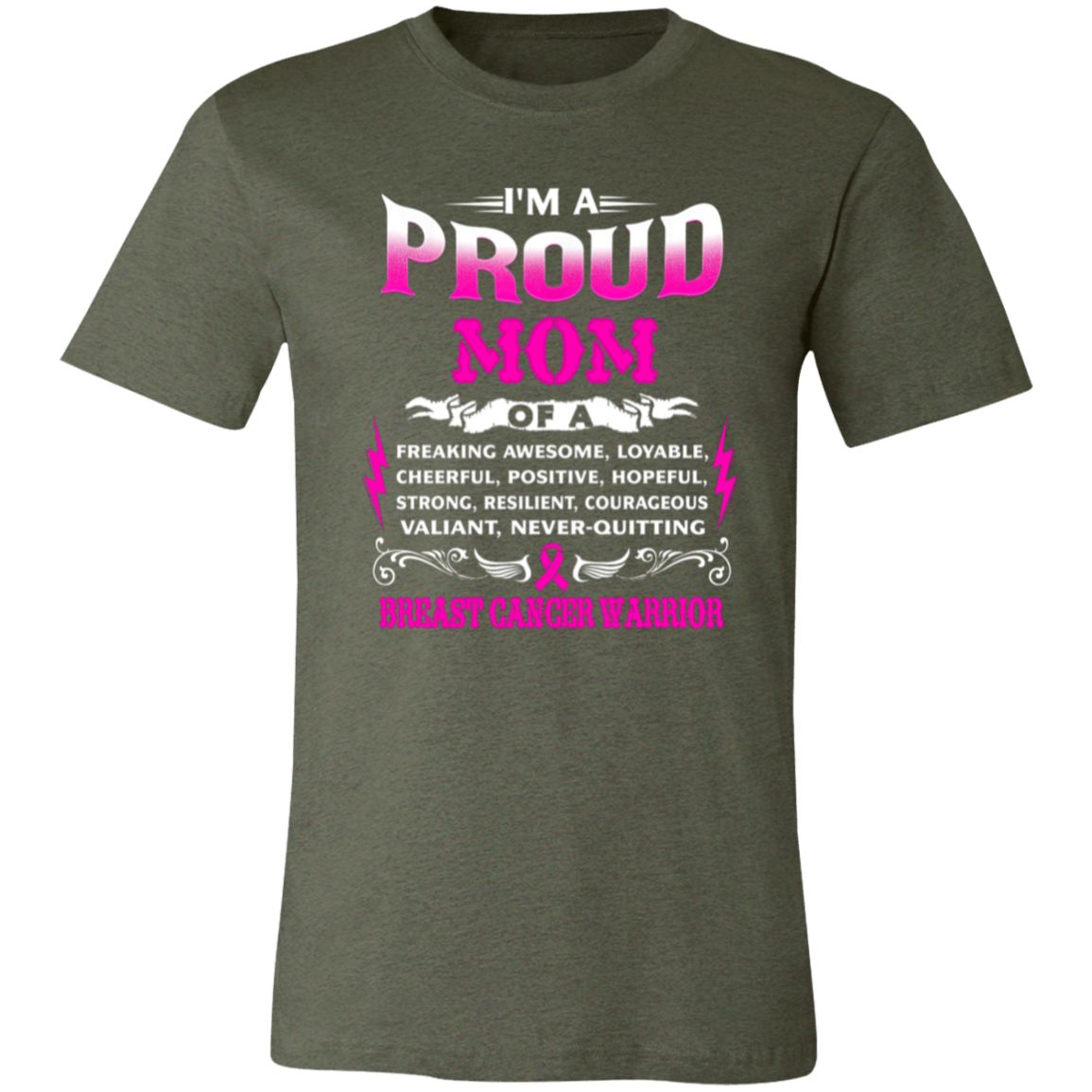 Proud Mom Unisex Jersey Short-Sleeve T-Shirt