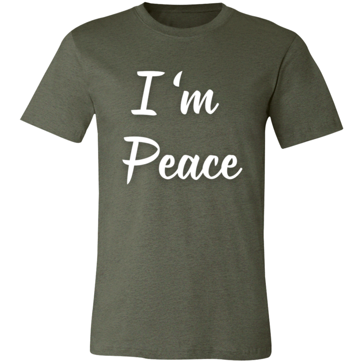 I'm Peace-W- Unisex Jersey Short-Sleeve T-Shirt