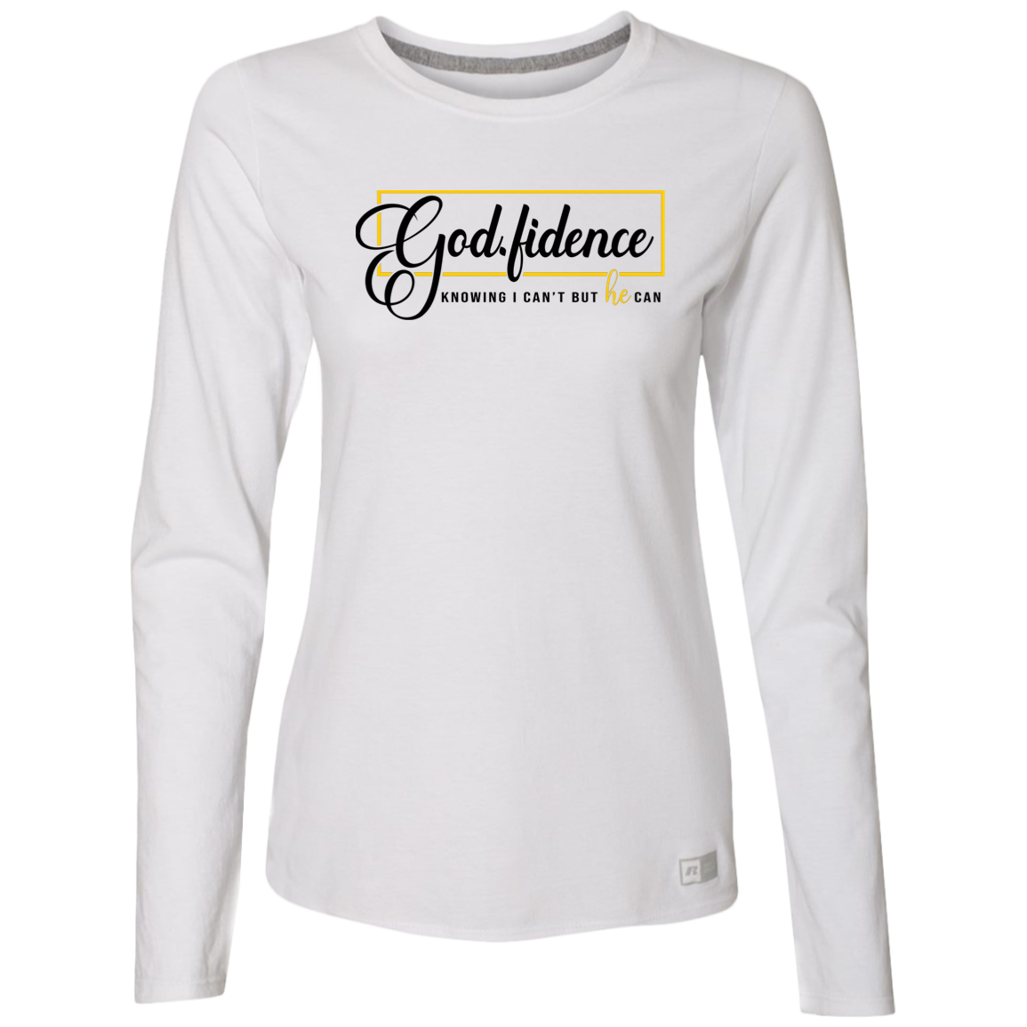 God-fidence Ladies’ Essential Dri-Power Long Sleeve Tee