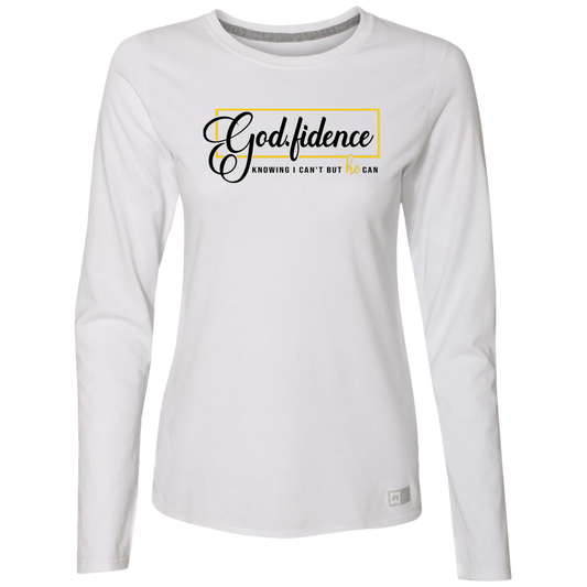 God-fidence Ladies’ Essential Dri-Power Long Sleeve Tee