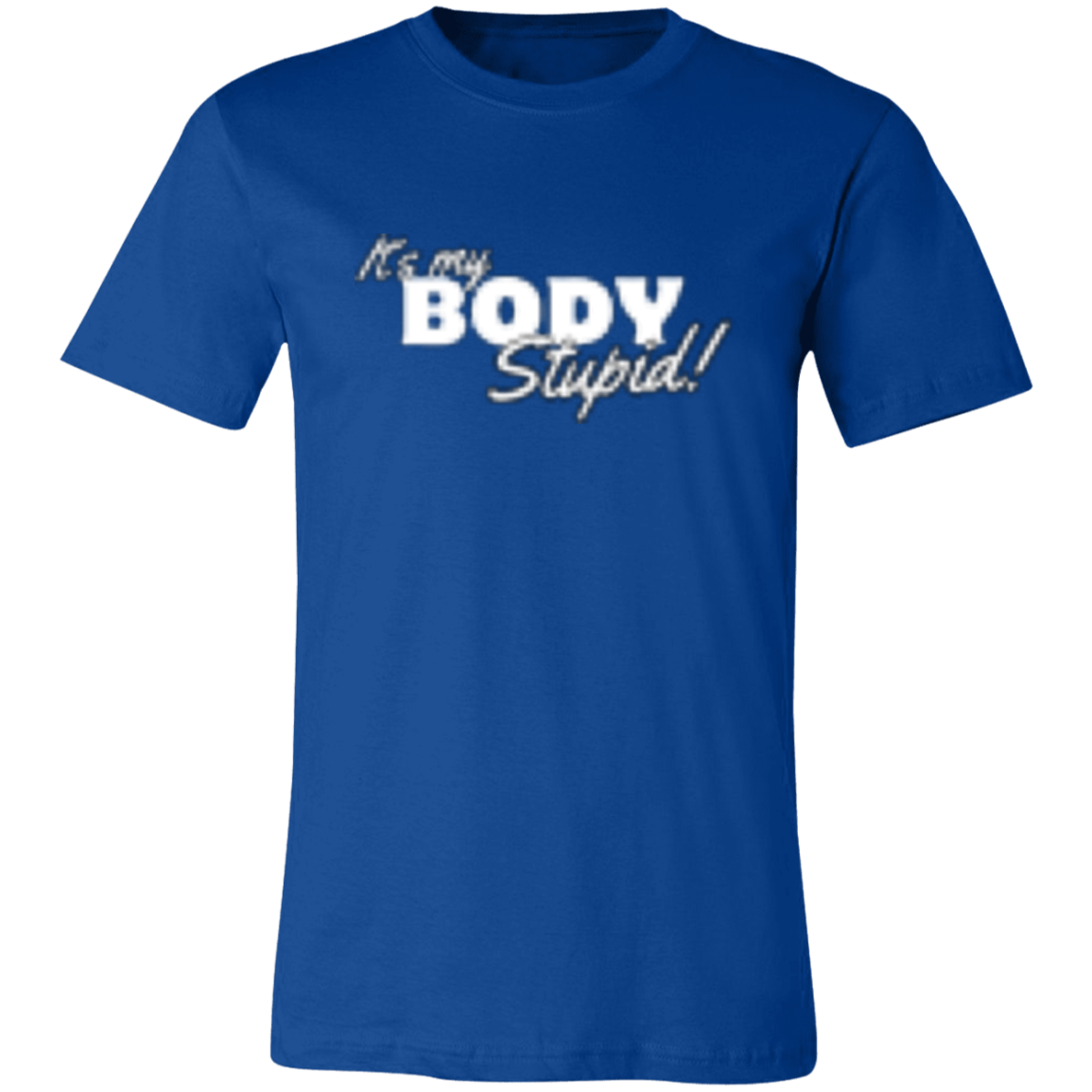 It's the Body White (1) 3001C Unisex Jersey Short-Sleeve T-Shirt