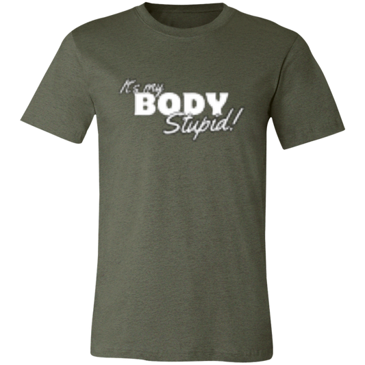 It's the Body White (1) 3001C Unisex Jersey Short-Sleeve T-Shirt