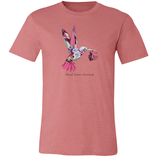 Pink Bird Unisex Jersey Short-Sleeve T-Shirt