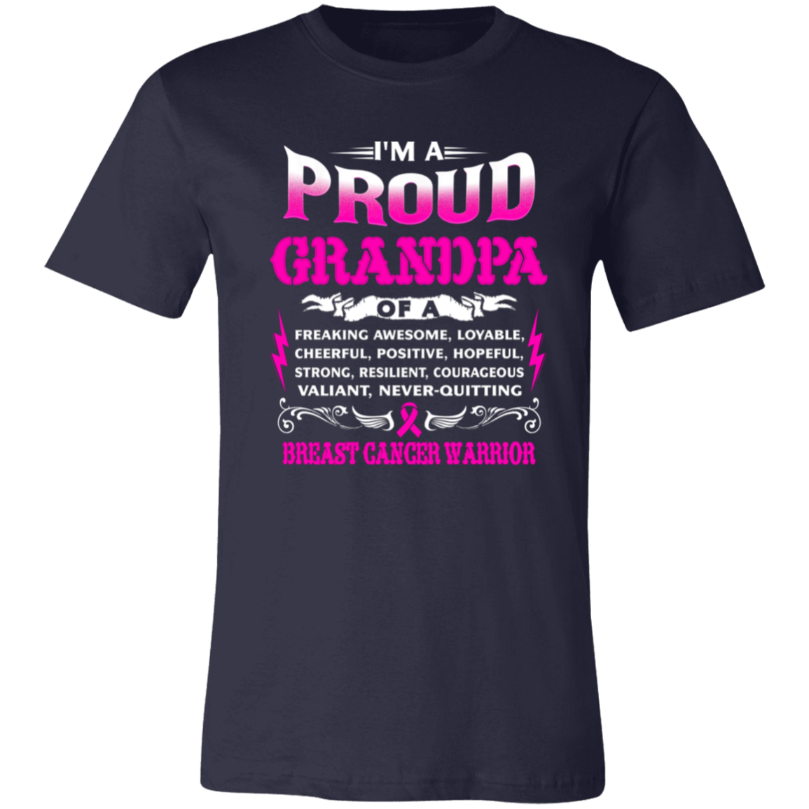 Proud Grandpa  Unisex Jersey Short-Sleeve T-Shirt