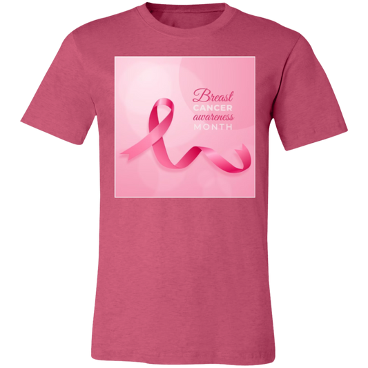 Breast Cancer Awareness Month Unisex Jersey Short-Sleeve T-Shirt.