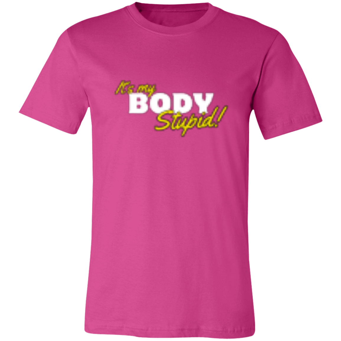 It's the Body White 3001C Unisex Jersey Short-Sleeve T-Shirt