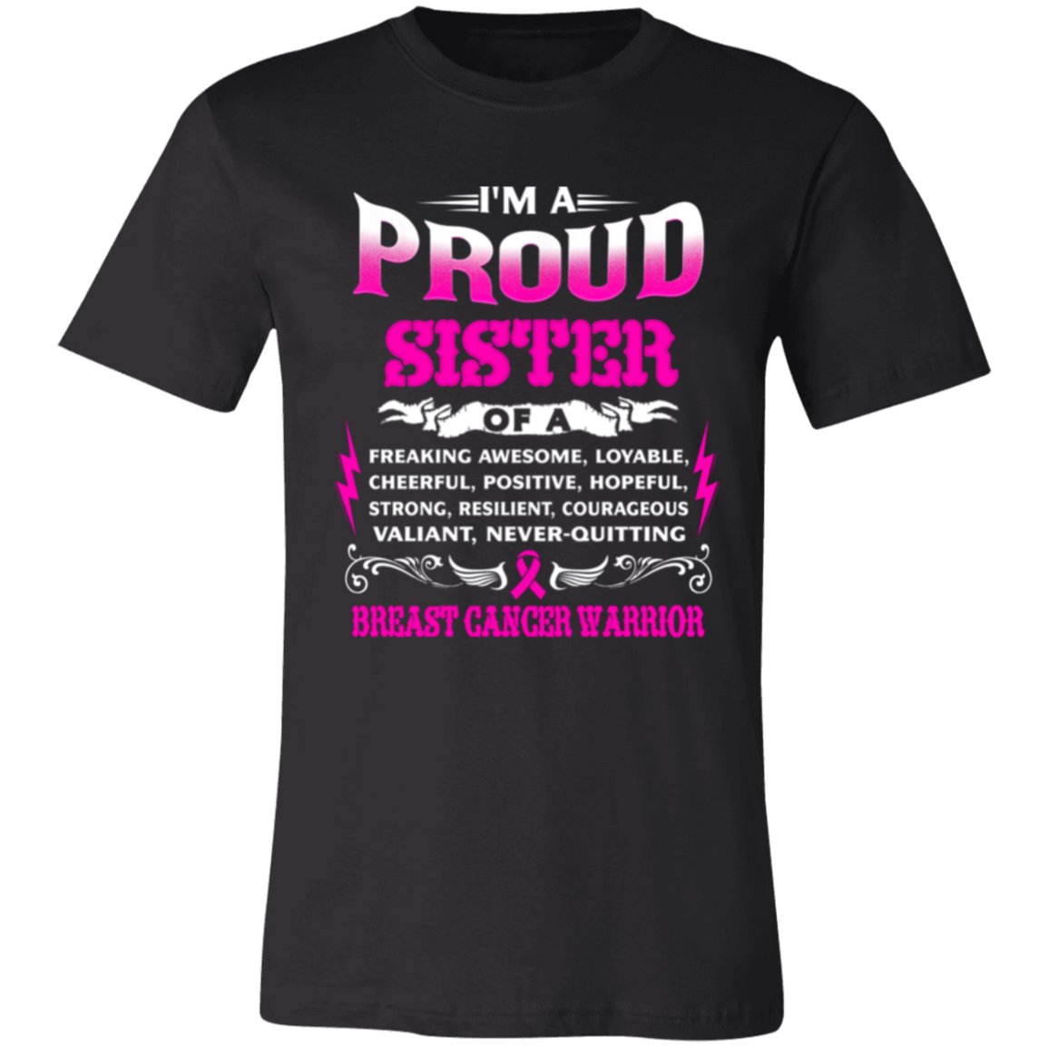 Proud Sister Unisex Jersey Short-Sleeve T-Shirt