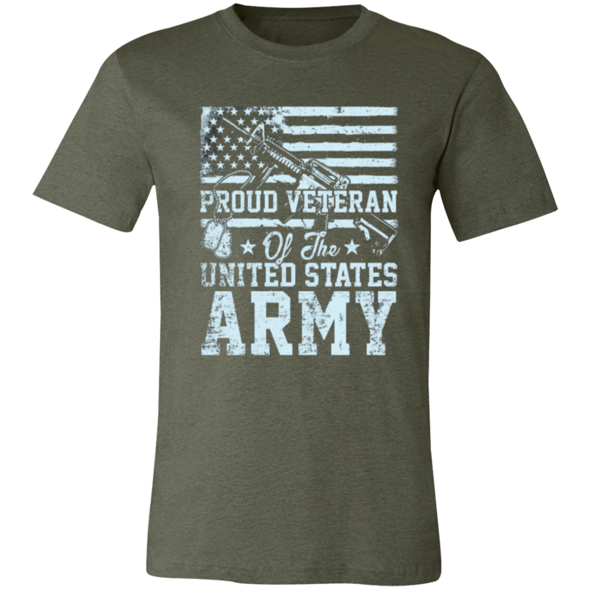 Proud Veteran (1) Unisex Jersey Short-Sleeve T-Shirt