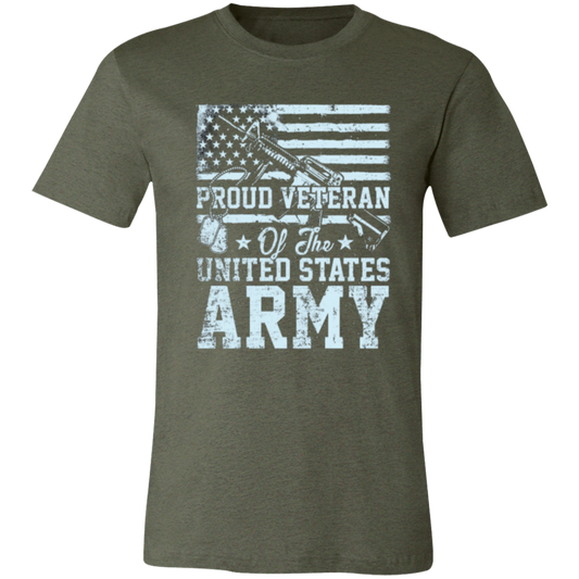 Proud Veteran (1) Unisex Jersey Short-Sleeve T-Shirt