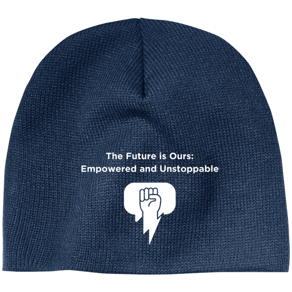 The Future is Ours 2 Embroidered 100% Acrylic Beanie