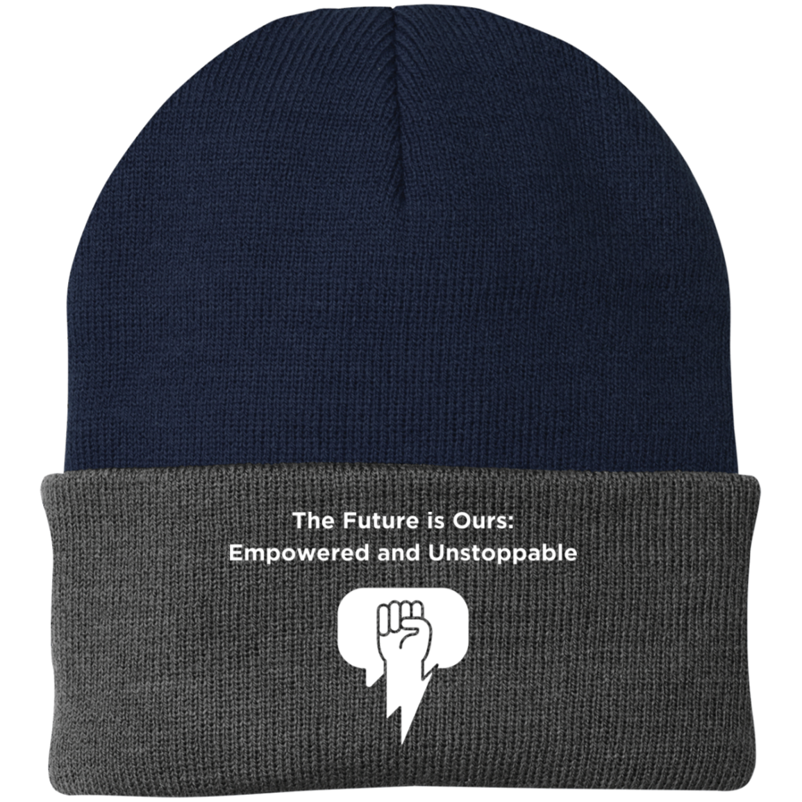 The Future Is Ours Embroidered Knit Cap