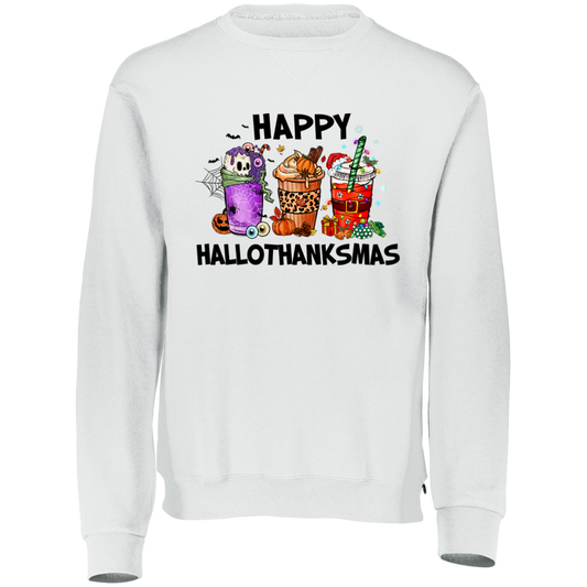 HalloThanksMas-Dri-Power Fleece Crewneck Sweatshirt