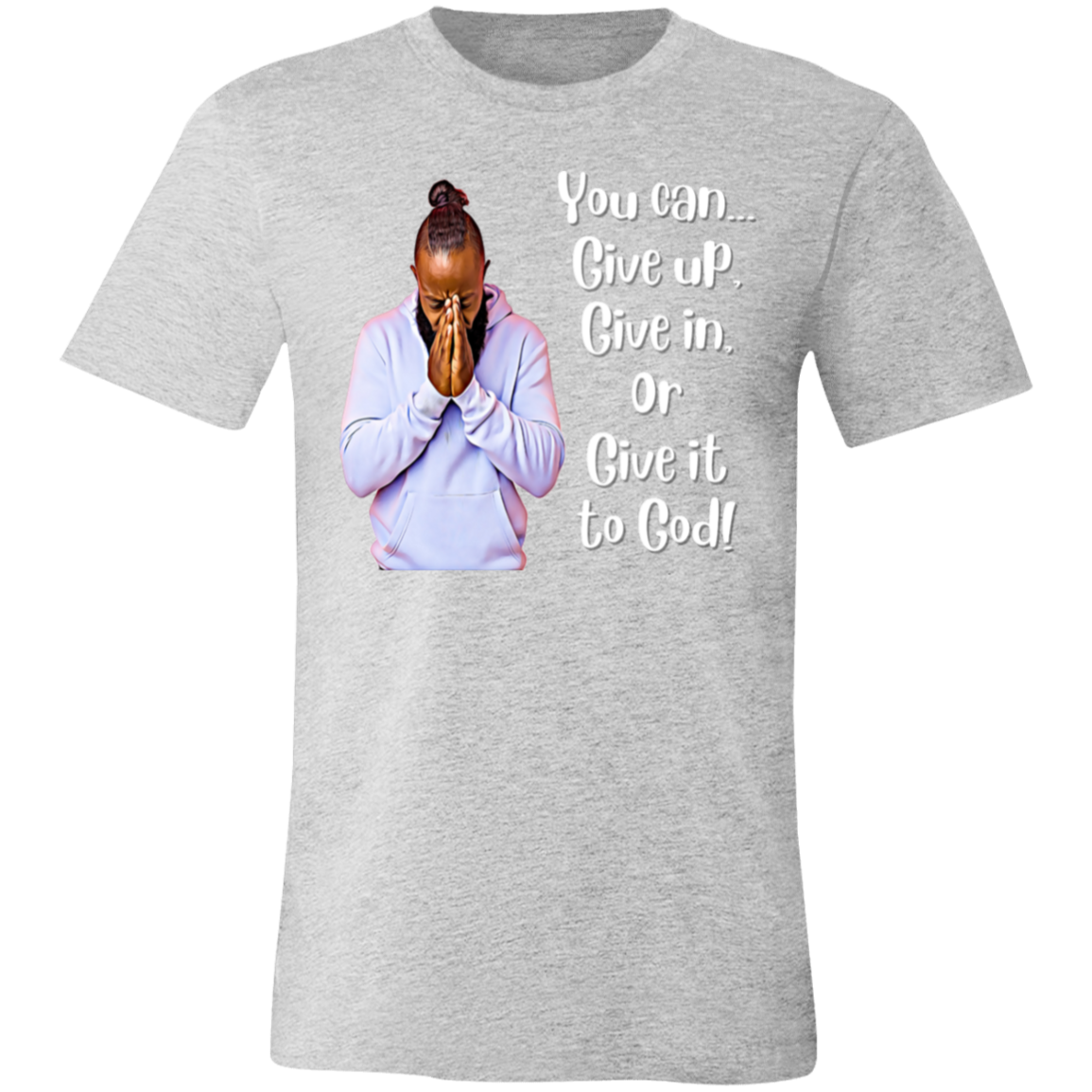 Copy of Add a little bit of body text - 2024-01-20T015150.907 You can Give it to God! 3M Unisex Jersey Short-Sleeve T-Shirt