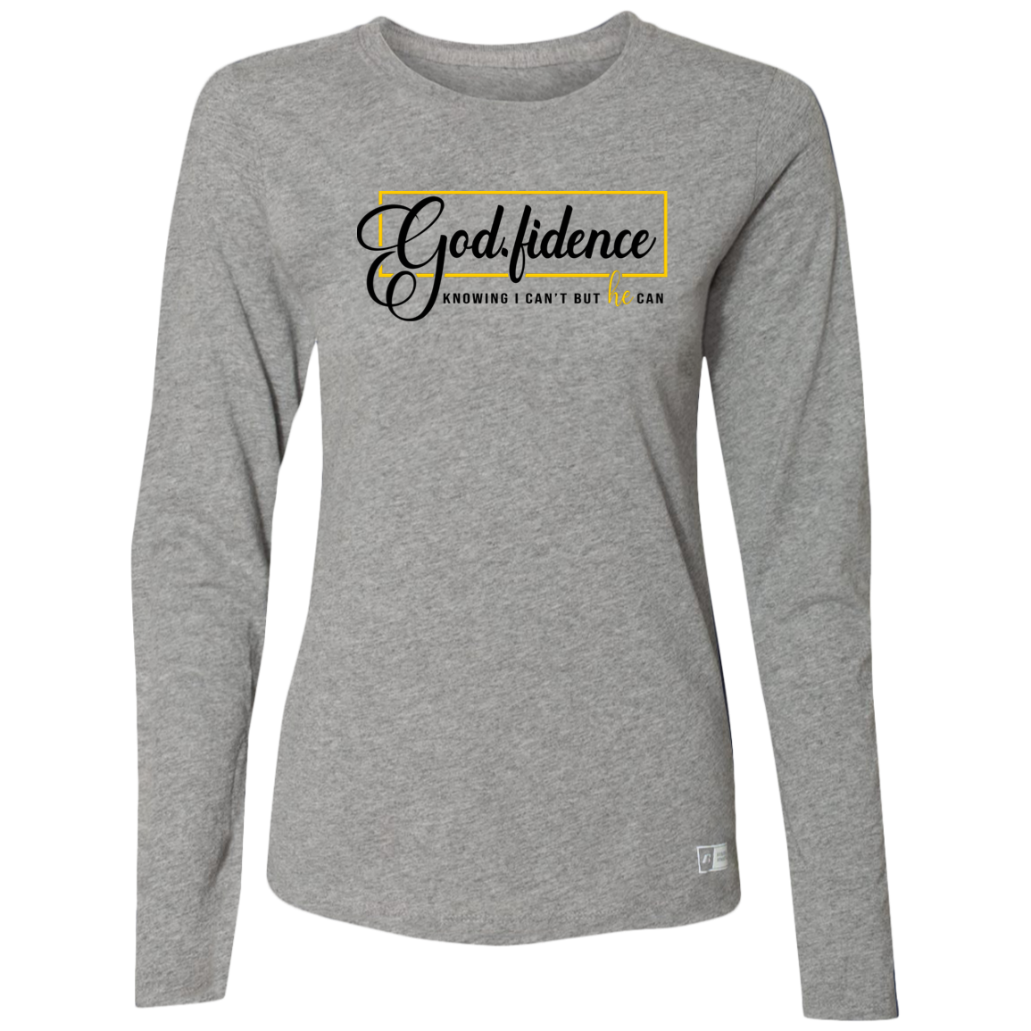 God-fidence Ladies’ Essential Dri-Power Long Sleeve Tee