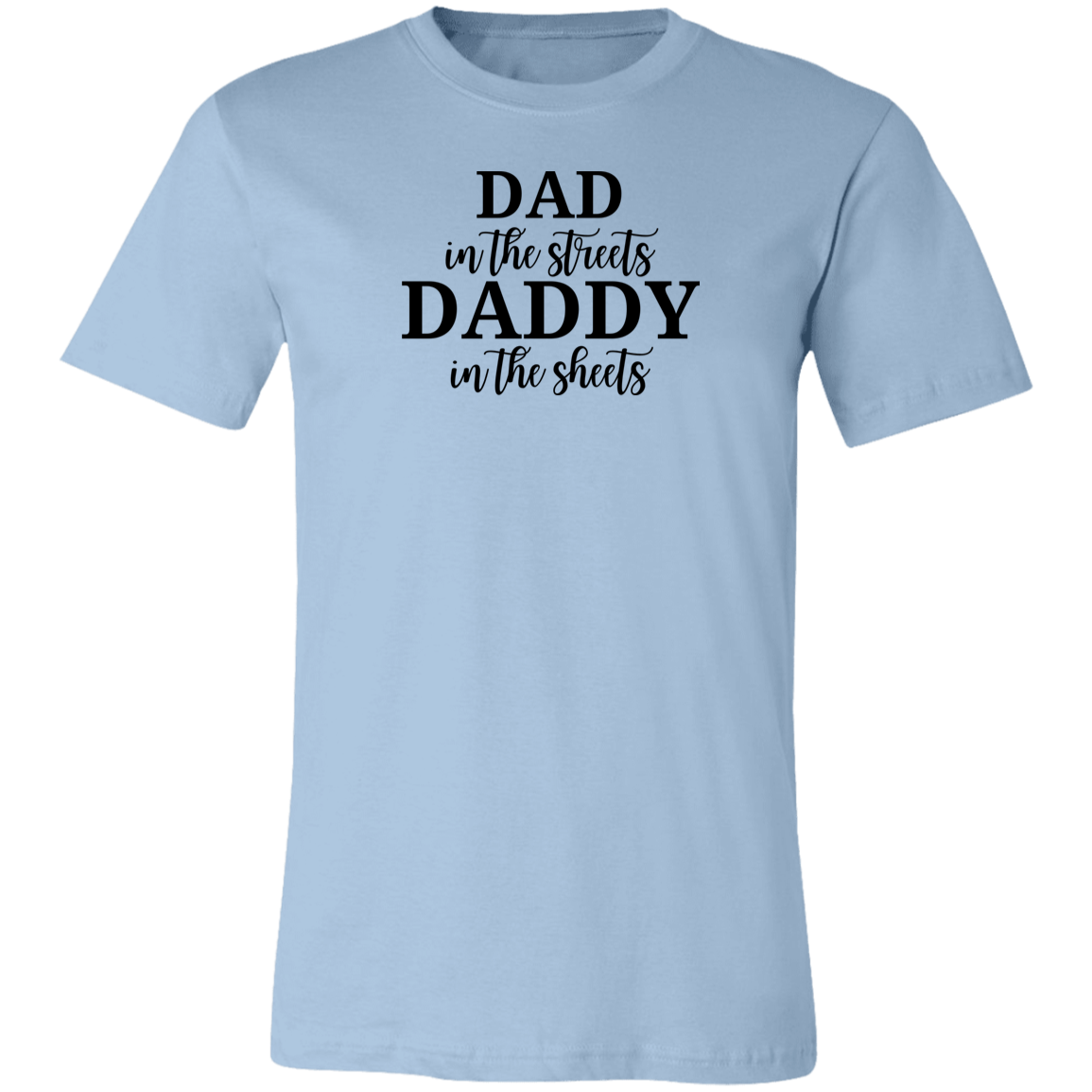 DAD in the Sheets (A) Unisex Jersey Short-Sleeve T-Shirt