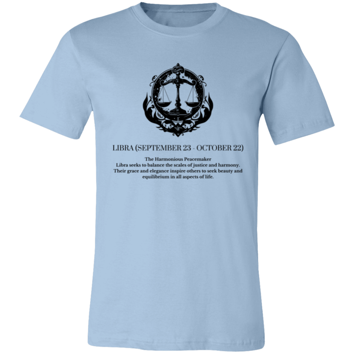 Zodiac Libra Unisex Jersey Short-Sleeve T-Shirt