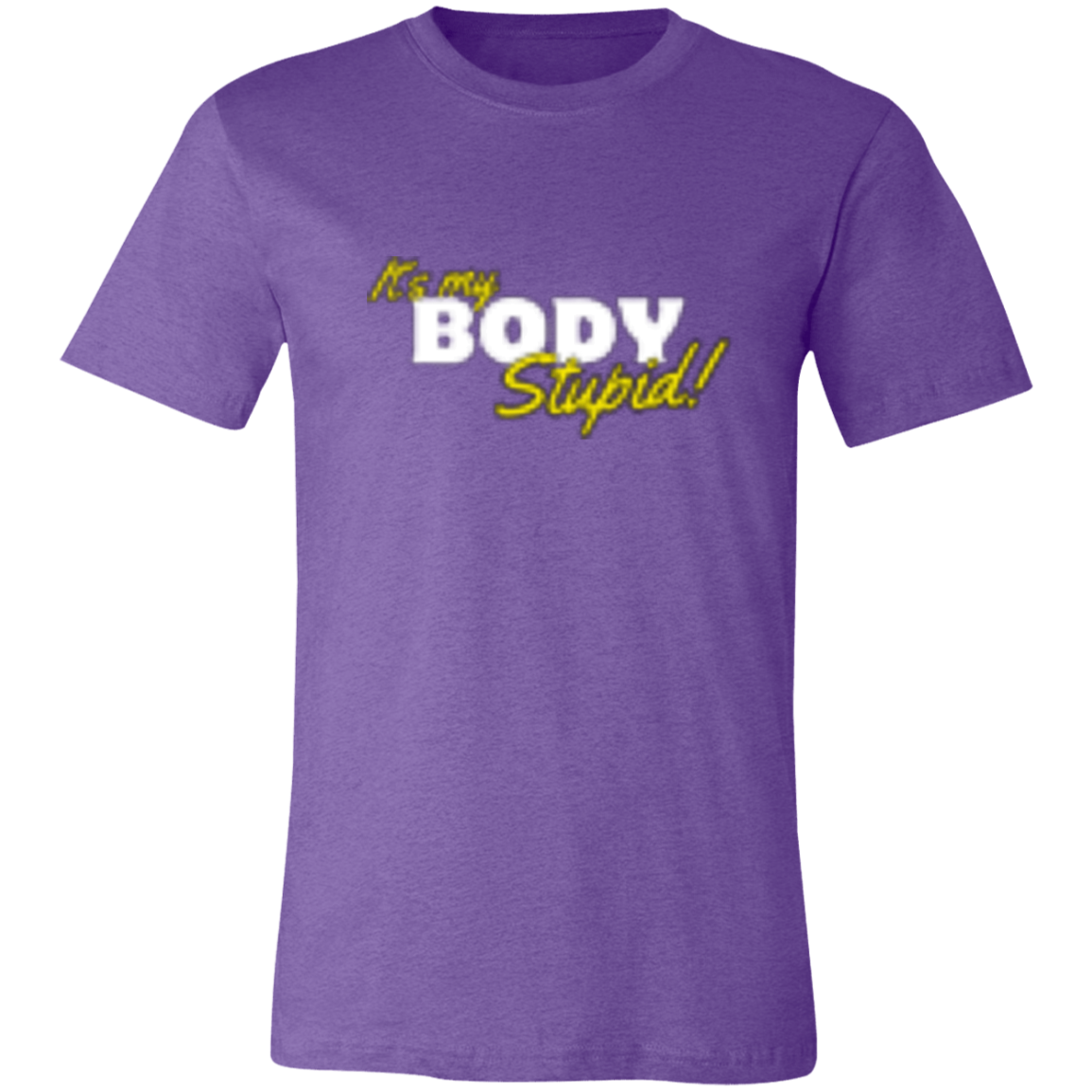 It's the Body White 3001C Unisex Jersey Short-Sleeve T-Shirt