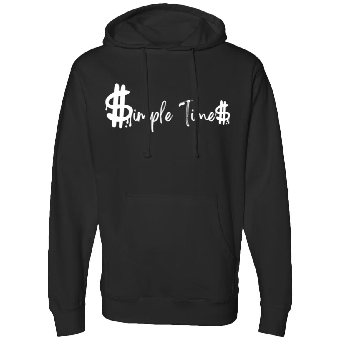 Simple Times-H- Midweight Hooded Sweatshirt