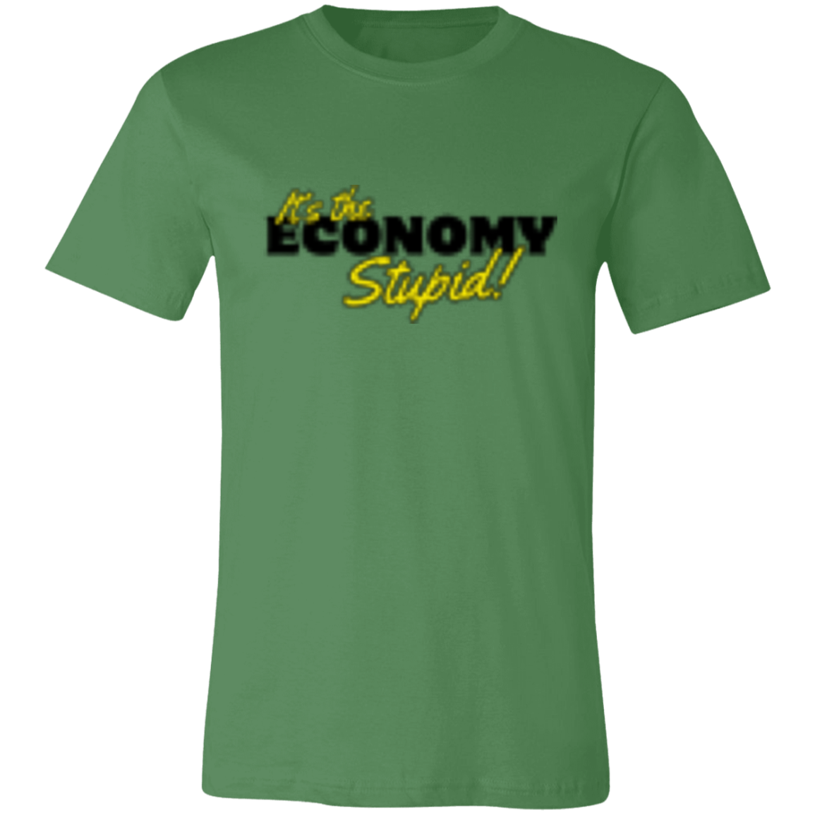 It's the Economy Black 3001C Unisex Jersey Short-Sleeve T-Shirt