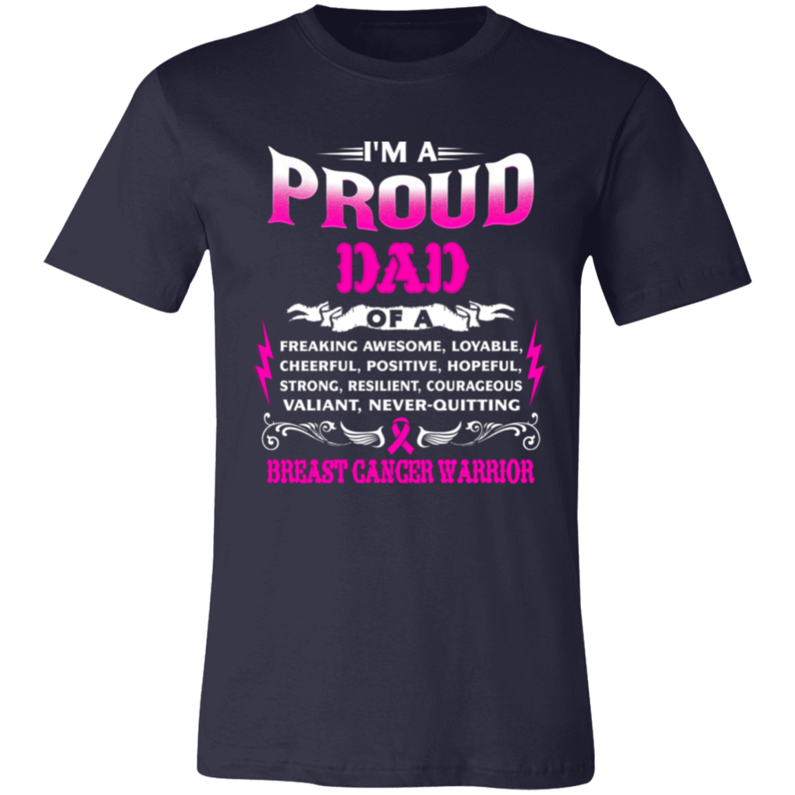 Proud Dad  Unisex Jersey Short-Sleeve T-Shirt