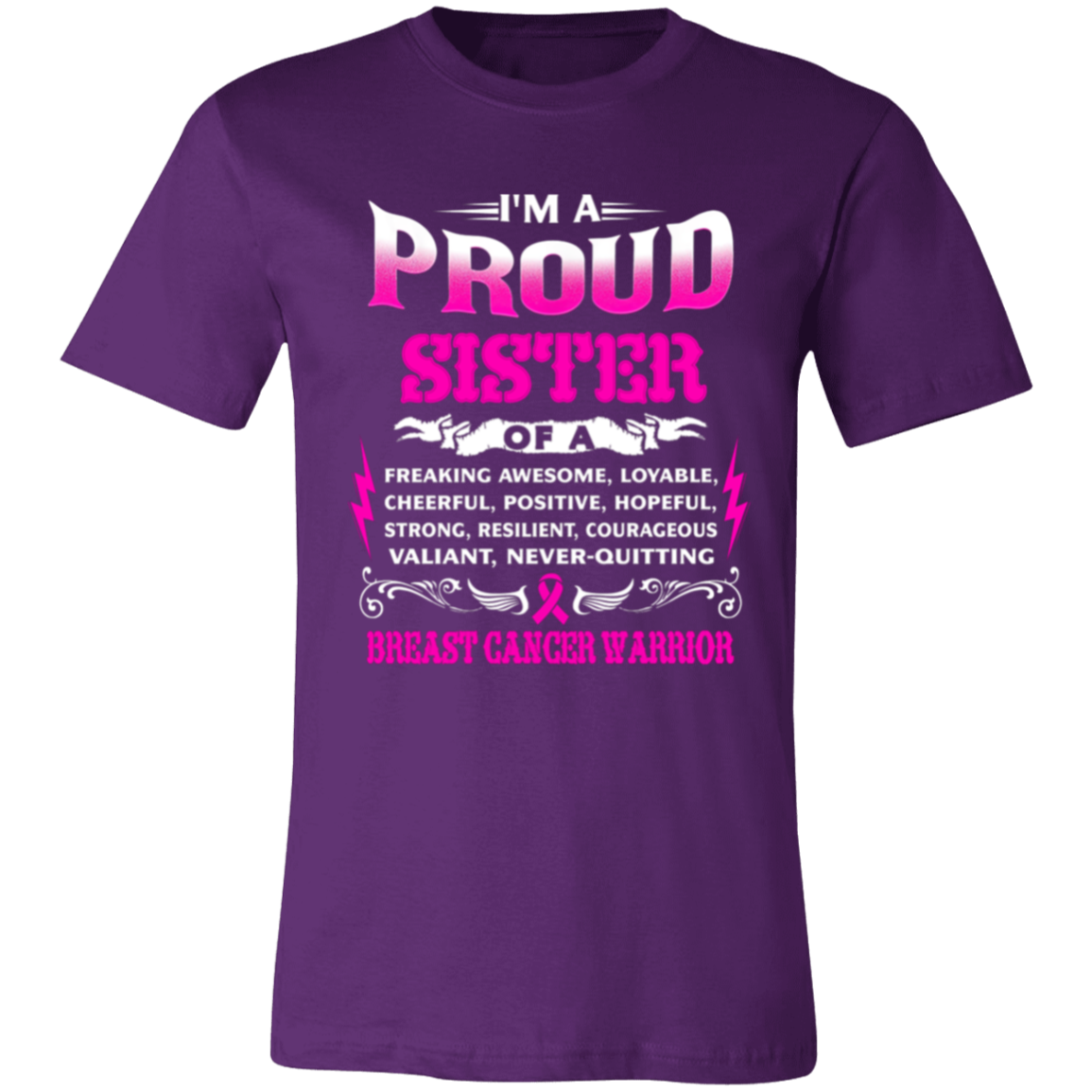 Proud Sister Unisex Jersey Short-Sleeve T-Shirt