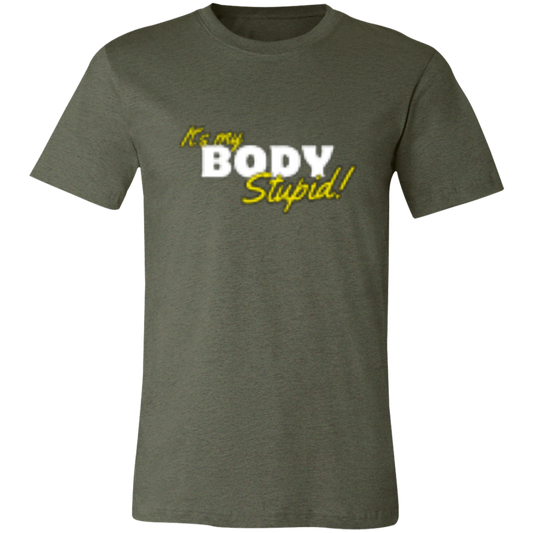 It's the Body White 3001C Unisex Jersey Short-Sleeve T-Shirt