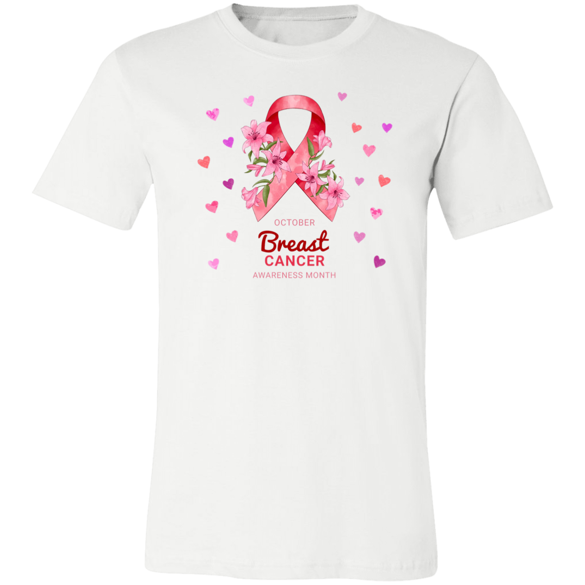 October Breast Cancer Awareness Unisex Jersey Short-Sleeve T-Shirt