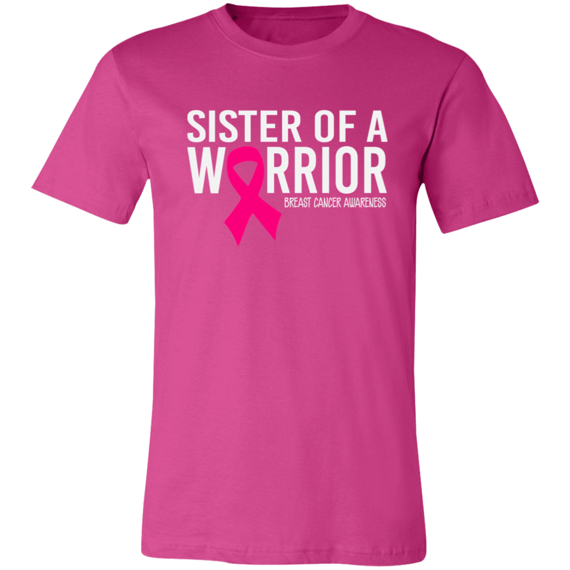 Sister Of A Warrior  Unisex Jersey Short-Sleeve T-Shirt