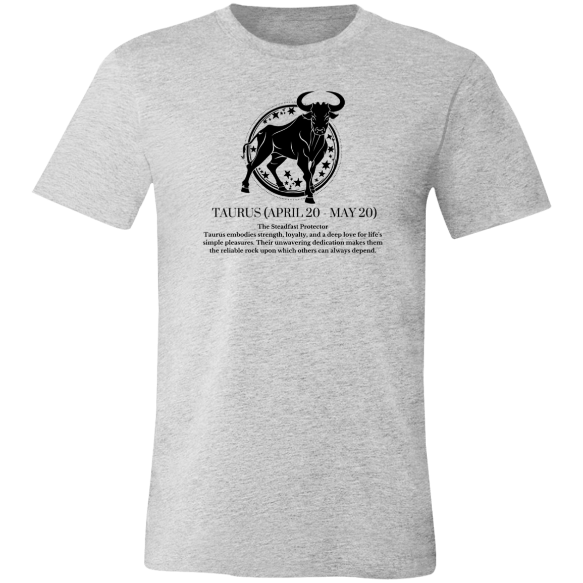 Zodiac Taurus Unisex Jersey Short-Sleeve T-Shirt