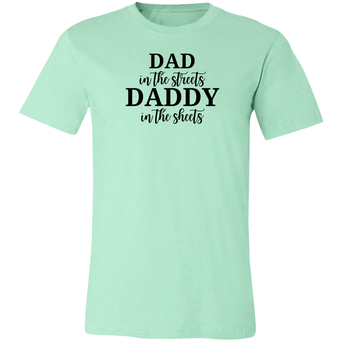 DAD in the Sheets (A) Unisex Jersey Short-Sleeve T-Shirt