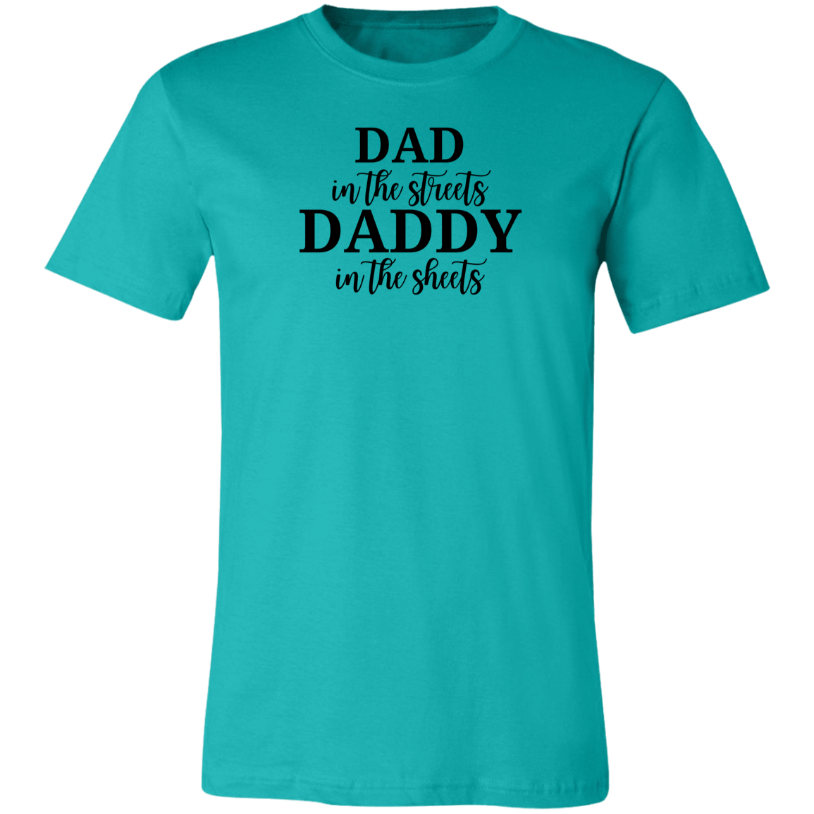 DAD in the Sheets (A) Unisex Jersey Short-Sleeve T-Shirt