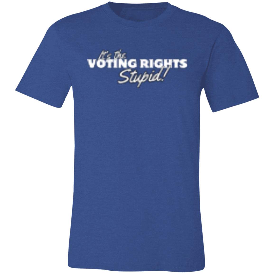 It's the Voting White (1) 3001C Unisex Jersey Short-Sleeve T-Shirt